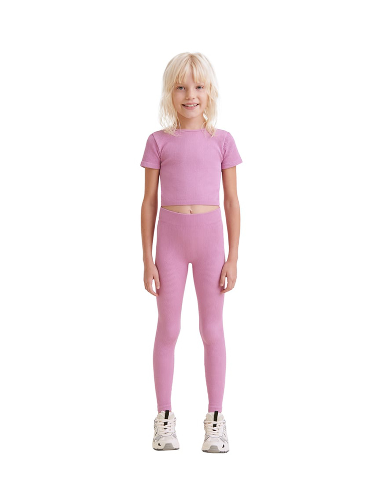 Legging Rib Sem Costura Infantil